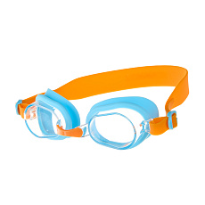 Очки детские для плав.TORRES Fun Kids, SW-32524BL, прозрач.линзы,синяя оправа, широкий рег.ремешок