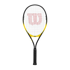 Ракетка б/т Wilson Energy XL Gr2, WR199310U2, для любит, алюминий, со струнами, черно-желтая