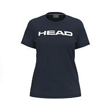 Футболка женская HEAD Club Original T-Shirt W 814845-NV-XL, р.XL, полиэстер, хлопок, эластан, т.сини
