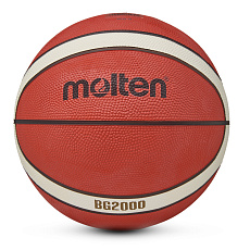 Мяч баск. MOLTEN B5G2000 р.5, FIBA Appr Level II, 12 панелей, резина, бут.кам,нейл.корд,ор-беж-чер
