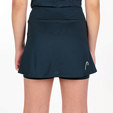 Юбка-шорты тренир. жен. HEAD Club Basic Skort W 814399-NV-M, р.M, 92%полиэстер,8% эластан,т-синий