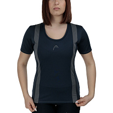 Футболка женская HEAD Club 22 T-Shirt W 814725-NV-M, р.M, 100% полиэстер, темно-синий