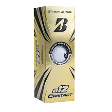 Мяч для гольфа Bridgestone e12 Contact White BGB1CWX, упак. 3шт., белый