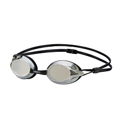 Очки для плав.TORRES Pro, SW-32519MR, зерк.линзы.,чёрная оправа,дв.рег.ремешок