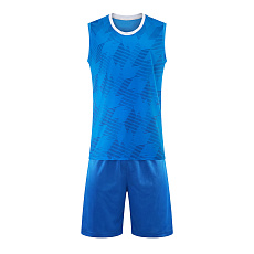 Форма баскетб. игровая TORRES Pro, B-1033-06-L, р.L, 100% полиэстер, васильковый