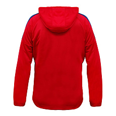 Куртка от костюма с капюшоном MIKASA MT550-0620-2XL, р.2XL, 100% полиэстер, красный
