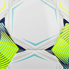 Мяч футзал. SELECT Futsal Super v26 3613471129,р.4, FIFA Quality Pro, 32п,ПУ, гибр.сш, бел-син-лимон