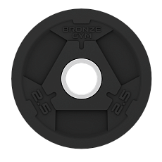 Диск олимпийский BRONZE GYM обрезиненный 2,5 кг