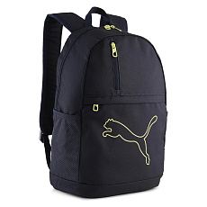 Рюкзак спорт. PUMA Plus Backpack, 09118008, полиэстер, черный
