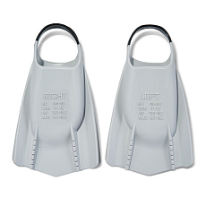 Ласты для бассейна профессиональные TORRES F03, SWF032404GR, р.EU 44-45 (XL), серо-черный