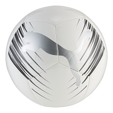Мяч футб. PUMA Attacanto Graphic, 08473901,р.5, 12 панелей, ТПУ, маш.сшивка, бело-серебристый