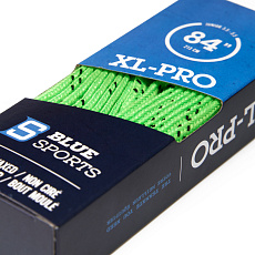 Шнурки для коньков Blue Sports XL-PRO, 902919-L-213, полиэстер, 213 см, лайм
