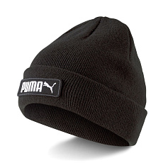 Шапка PUMA Classic Cuff Beanie, 02343401, 100% акрил, черный