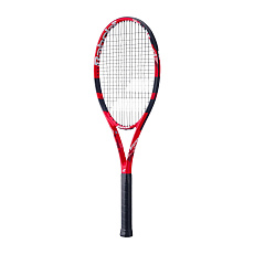Ракетка б/т BABOLAT Evoke Team Gr2, 121269, для любит., графит,со струнами, красно-черный