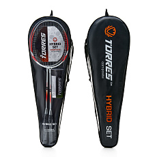 Набор для бадм. TORRES Hybrid Set, BD23505 для начинающ,стал. стерж, алюм. обод, со струнами, оранж