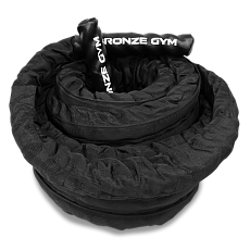 Канат тренировочный BRONZE GYM 4.1см.х 9м,12 кг. 