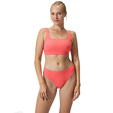 Купальник SPEEDO Textured Deep U-Back Bikinis, 8-00387517926, размер 30, российский размер 42, полиамид, эластан, полиэстер