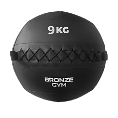 Мяч набивной BRONZE GYM, 9 кг.