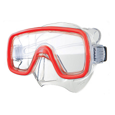 Маска для плавания SALVAS Domino Md Mask CA140C1TRSTH, размер Medium, красная