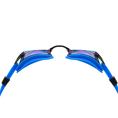 Очки для плав.TORRES Pro, SW-32518MR, зерк.линзы.,синяя оправа,дв.рег.ремешок