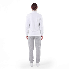 Костюм спортивный MIKASA MT537/530-022-2XL, р.2XL, 70% хлопок, 30% полиэстер, бело-серый