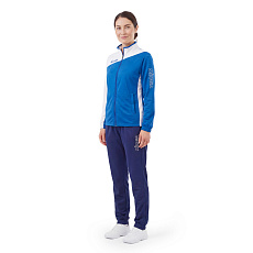 Костюм спортивный жен. MIKASA MT636/751-025-L, р. L, 100% полиэстер,  сине-белый