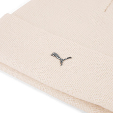 Шапка PUMA Metal Cat HighCrownBeanie, 02640404, акрил, молочный