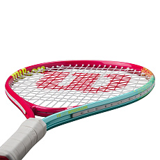 Ракетка б/т дет. Wilson Intrigue Jr 21, WR180510U, для дет.5-6лет, алюминий,со струн.,розово-бирюзов