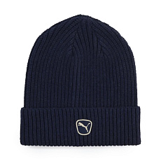 Шапка PUMA Cat Patch Mid Crown Beanie, 02735606, 100% полиэстер, темно-синий