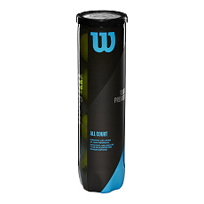 Мяч теннисный Wilson Tour Premier All Court WRT119400, одобрен ITF, 4шт.