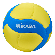 Мяч вол. MIKASA VS170W-Y-BL, р.5, вес 160-180 г, FIVB/IVS,синт.пена ТПЕ, клеен,18 пан,бут.кам,жел