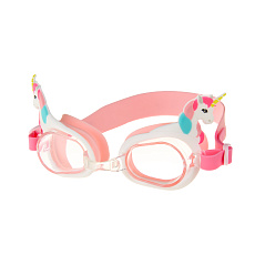 Очки детские для плав.TORRES Fun Kids, SW-32524PK, прозрач.линзы,розовая.оправа, широкий рег.ремешок