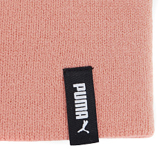 Шапка подр. PUMA Ess No 1 Logo Cuffless Beani Youth, 02569702, акрил, полиамид, эластан, персиковый