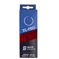 Шнурки для коньков Blue Sports XL-PRO, 902901-RD-213, полиэстер, 213см,красный