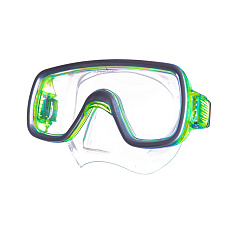 Маска для плавания SALVAS Geo Md Mask CA140S1GYSTH, размер Medium, желтая