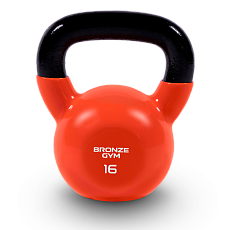Гиря BRONZE GYM в виниловой оболочке 16 кг