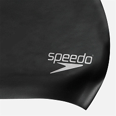 Шапочка для плав. SPEEDO Long Hair Cap, 8-061680001, ЧЕРНЫЙ, силикон