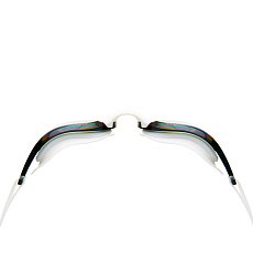 Очки для плав.TORRES Pro, SW-32520MR, зерк.линзы.,белая оправа,дв.рег.ремешок