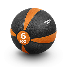 Медбол резиновый BRONZE GYM, 6 кг.